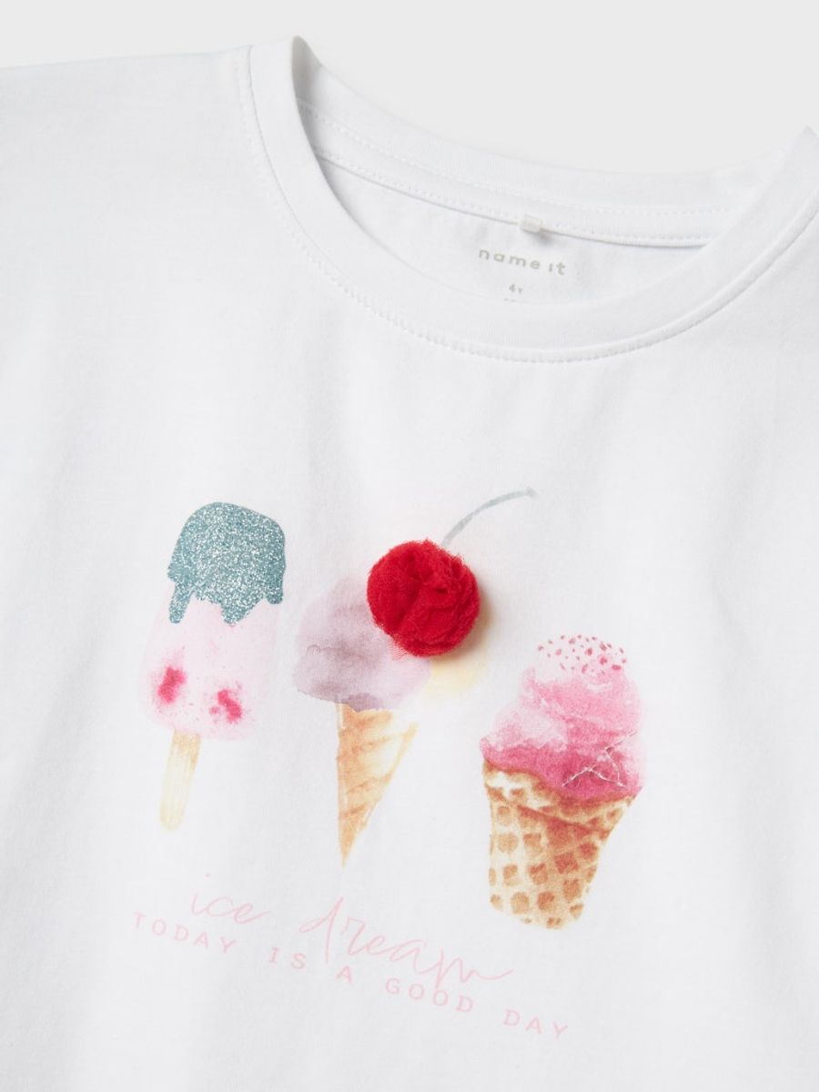 Josephina t-skjorte iskrem bright white